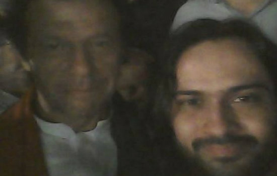 Waqar Zaka and Imran Khan