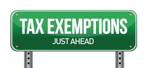 tax exemptions just ahead