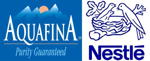 Aquafina-and-Nestle_logo