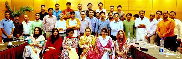 Pakistan Media Club Meeting members