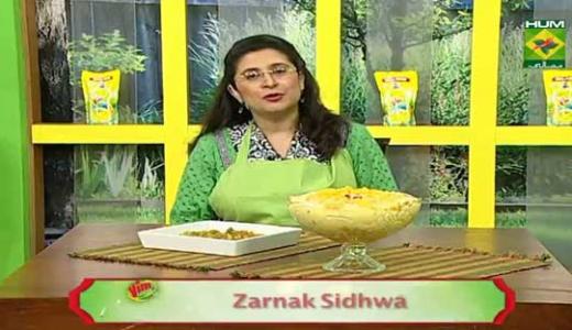 zarnak sidhwa cooking