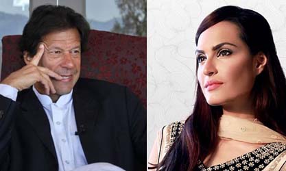 Imran Khan and Nadia Hussain
